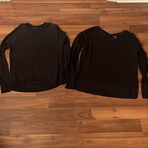 Bundle of 2 Athleta Black Sweatshirts Size S